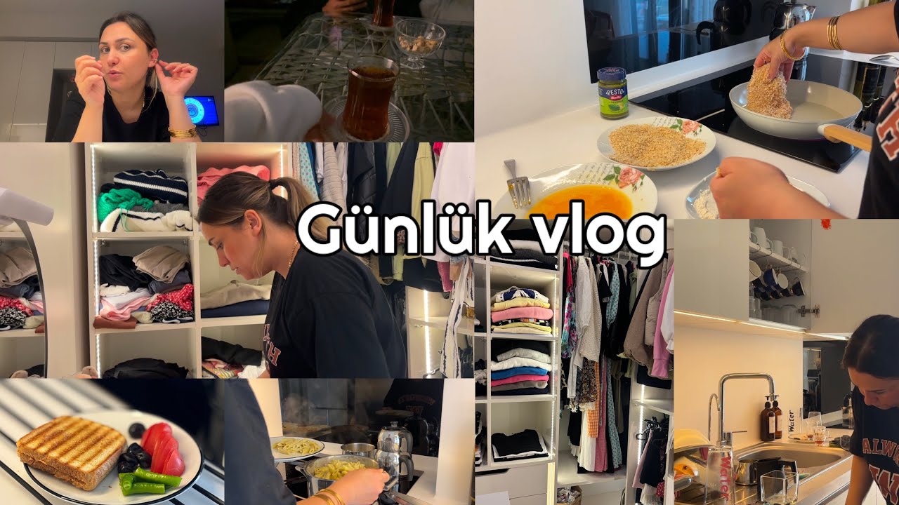 EVDE TEMİZLİK VARDI|BANA HİÇ YAKIŞMADI|GİYİNME ODAMI DÜZENLEDİM|ÖĞLEN YEMEĞİNE EN SEVDİĞİM MENÜ 🍝