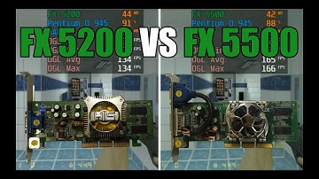 GeForce FX 5200 vs GeForce FX 5500 (Both 64 bit) Test In 13 Games (No FPS Drop - Capture Card)