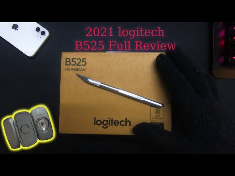 Logitech B525 commercial HD webcam |  WEBCAM 2021 📸 | full review and footage ⚡