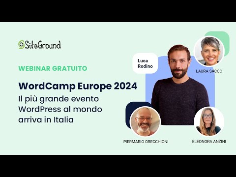 WordCamp Europe: il più grande evento WordPress al mondo arriva in Italia