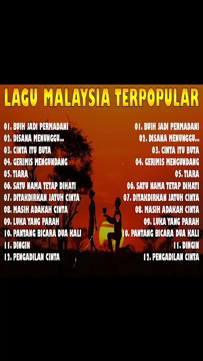 LAGU MALAYSIA ENAK DIDENGER - TIARA - BUIH JADI PERMADANI - GERIMIS MENGUNDANGđź’•