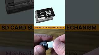 SD card slot 🃏 working ⚙️ mechanicalc engineer #automobile #3dprinting #3danimation #engineering