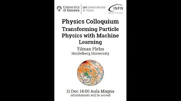 Physics Colloquium - Tilman Plehn - Heidelberg University