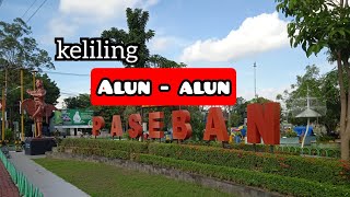 keliling alun alun paseban bantul.