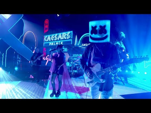 Marshmello Perform Here With Me" ft. CHVRCHES 