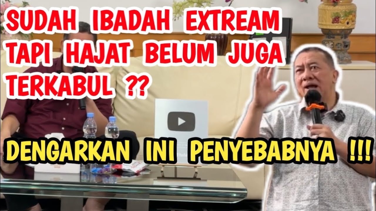 SUDAH IBADAH EXTREAM DAN SEDEKAH EXTREAM TAPI HAJAT BELUM TERKABUL⁉️INI PENYEBABNYA‼️