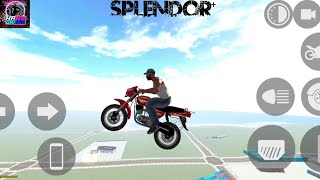 HERO SPLENDOR BIKE || MEGA RAMP STUNT   || INDIAN BIKES DRIVING 3D || @hansgamerofficial screenshot 2