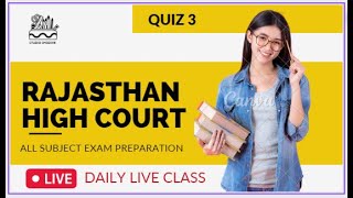 Rajasthan High Court LDC | Rajasthan High Court CLERK | Quiz 3