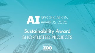 AI Specification Awards 2026 | Sustainability Award shortlisted projects