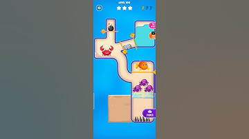 save the fish level 100 mobile game/ fishdom, (android iOS) #shorts