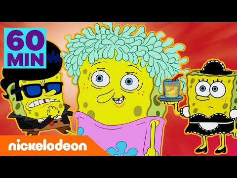 SpongeBob | 60 MIN najlepszych strojów SpongeBoba! | Nickelodeon Polska