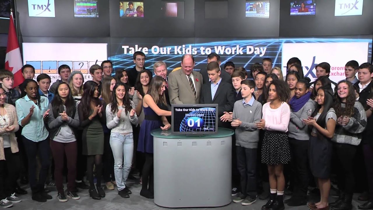 Take Our Kids to Work™ Day opens Toronto Stock Exchange, November 6, 2013