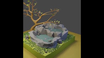 #LowPolyEnvironment #waterstream #3danimation #artist #animator #blender #unrealengine #gaming