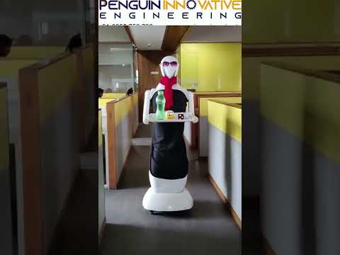Aisha 2.0 (Automatic) (Serving Robot) Demonstration Video 2 video thumbnail