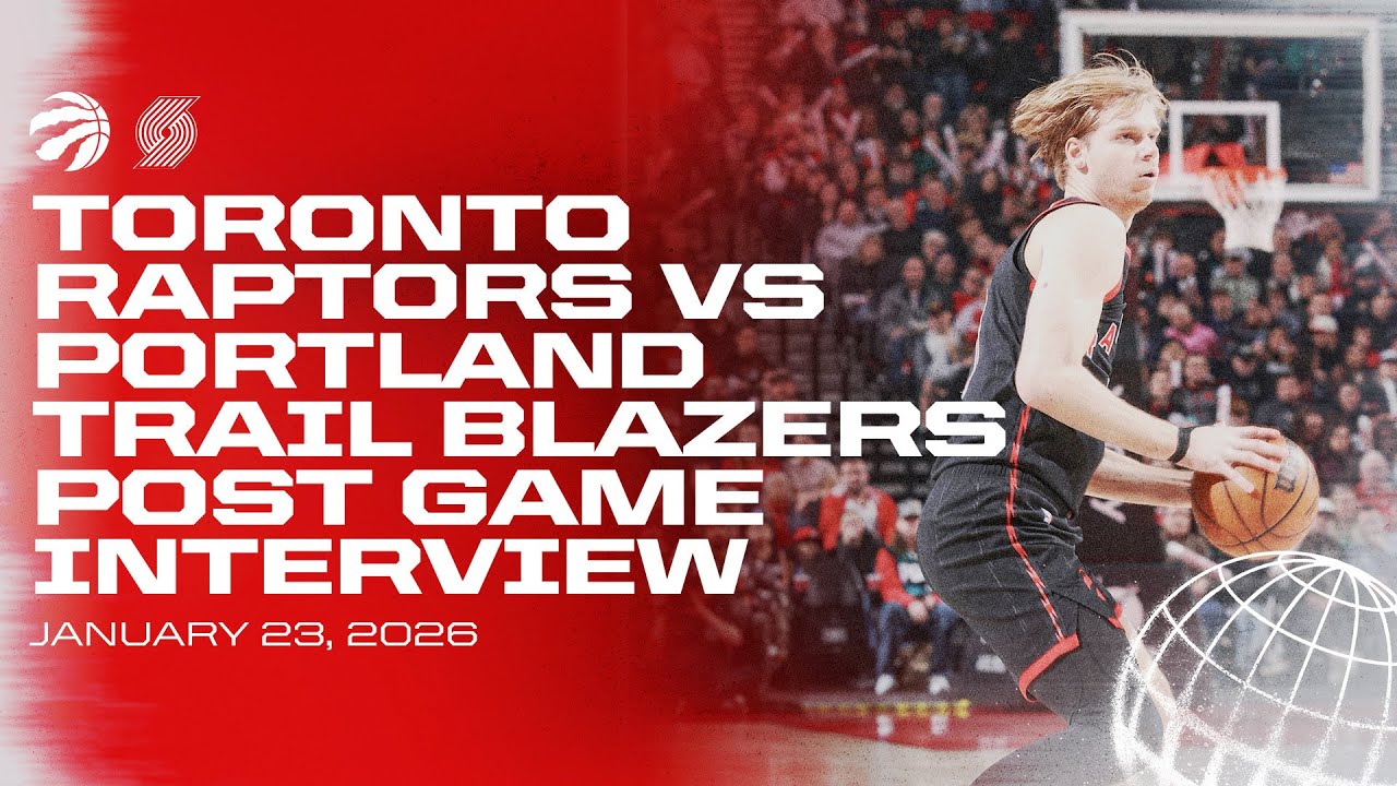 Toronto Raptors Full Media Availability | Post Game at Trail Blazers | January 23, 2026
