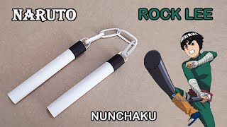 KAĞITTAN NARUTO ROCK LEE NUNCHAKU YAPIMI - ( How To Make a Paper nunchucks )