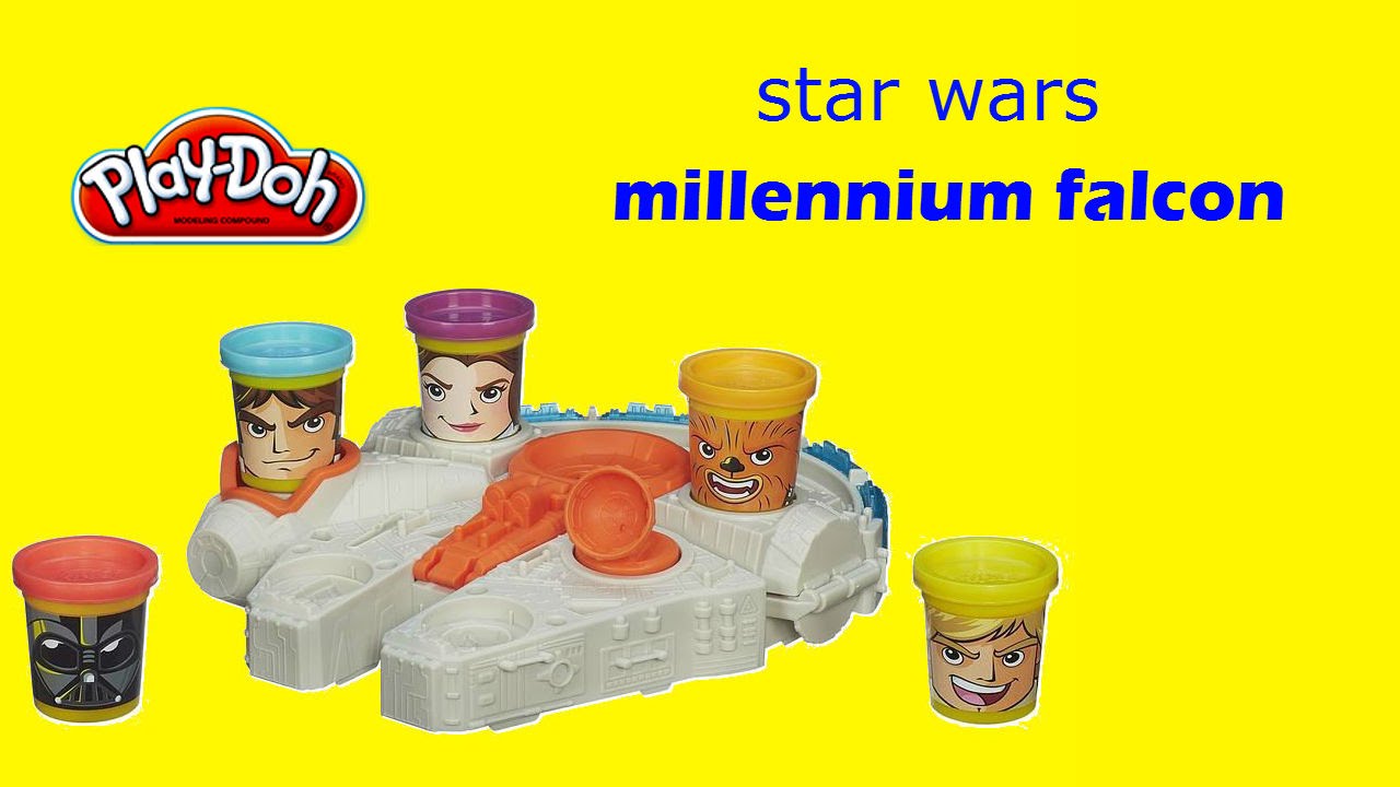 play doh star wars millennium falcon