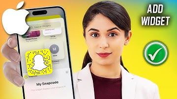 How to Add snapchat widget on ANY iPhone 2024