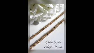 Cubic Right Angle Weave - the stitch / the technique