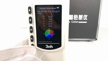 3nh NR60CP colorimeters operation video