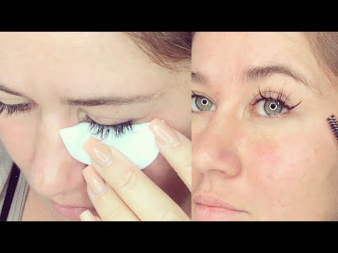 DIY Wimpernverlängerung selber entfernen I Marina Si - YouTube