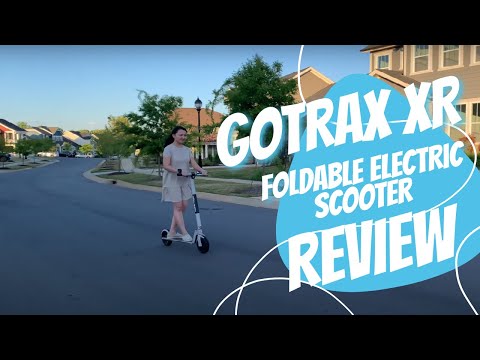 GOTRAX XR Foldable Electric Scooter REVIEW