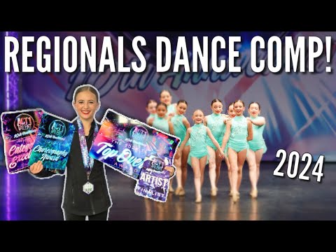 2024 Regionals Dance Competition with Hallie & Livvy | Hallie Steps In To Fill Last Minute Routine!