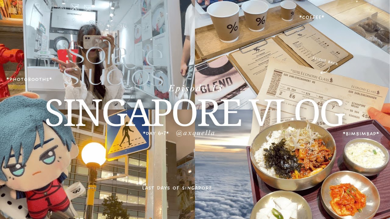 last days of singapore ; ☁️ eating well, haji lane, shopping & flying home