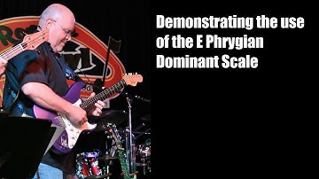 "E Phrygian Dominant Guitar Solo | Shred Lesson with Backing Track"
