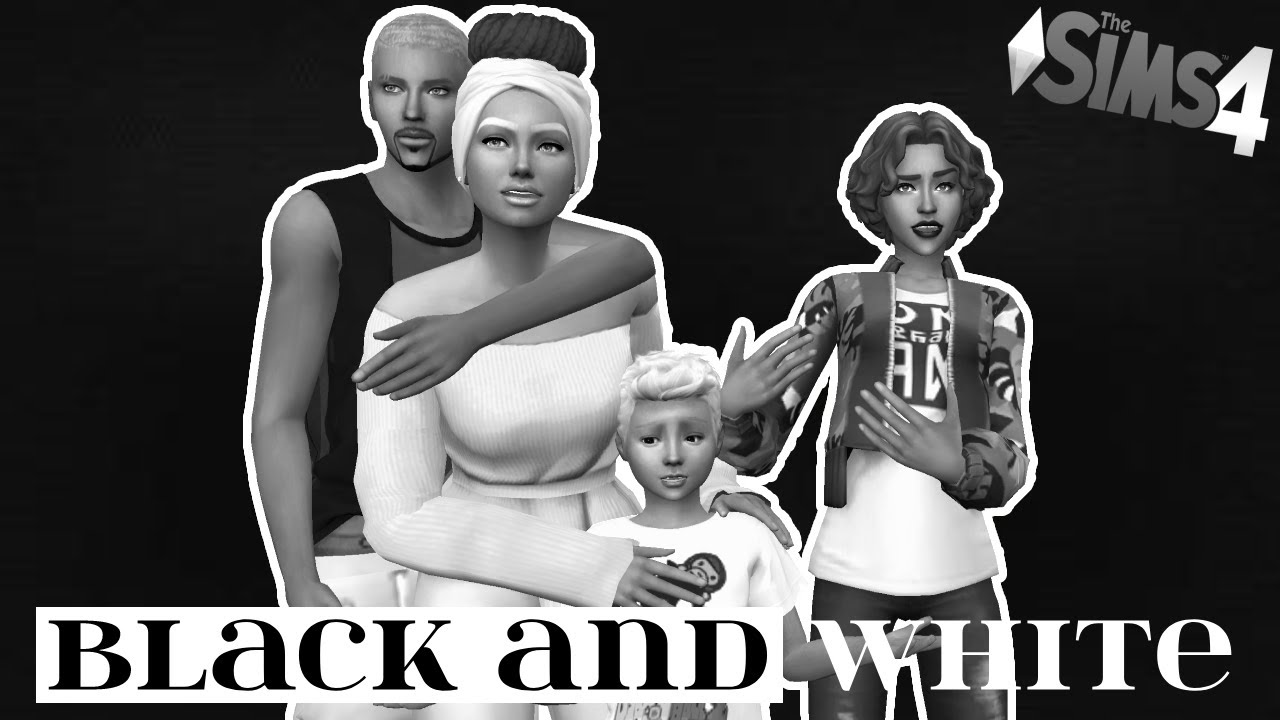 Black And White Challenge Sims 4