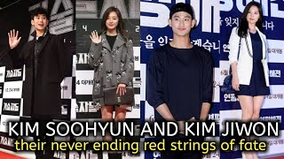 Kim soo hyun and Kim ji won red string threads | moments together through the years