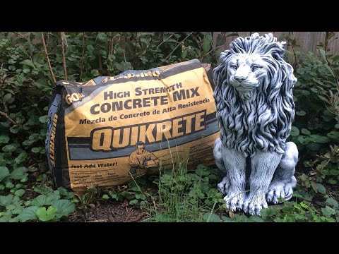 Make a Lion Statue With Concrete