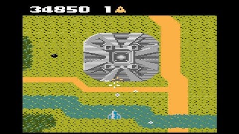 Atari 7800 Gameplay - Xevious