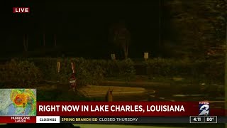 Hurricane Laura brings wind, rain to Lake Charles