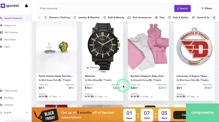 Boost Your Black Friday Sales with Spocket's Dropshipping Platform