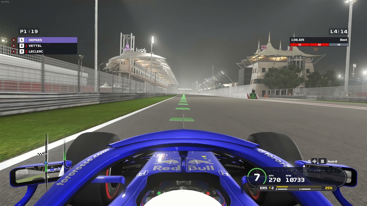 Testing out F1 2019