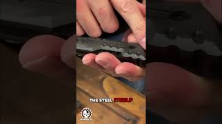 Intimidating D2 Steel Blade: Stealthy & Durable Knife Review #shorts