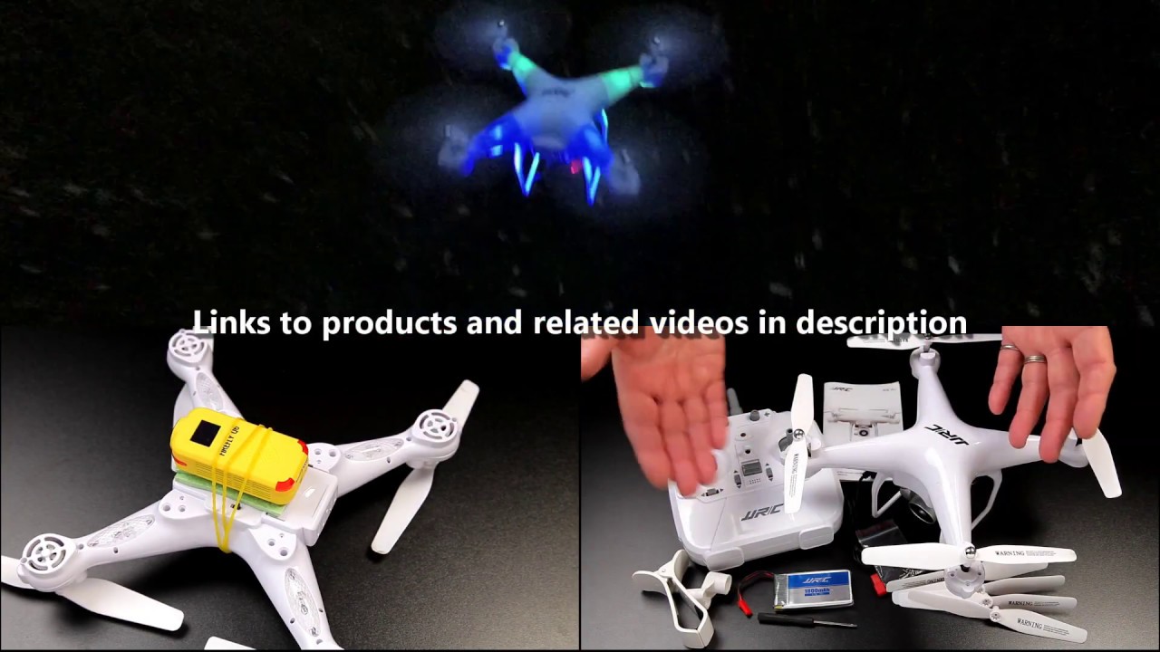 JJRC H68 Strip down and 4K 30FPS Action-Cam capability test flights