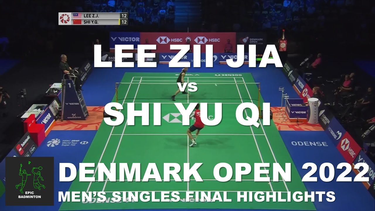 Denmark Open 2022 Men's Singles Final Highlights | Lee Zii Jia vs Shi ...