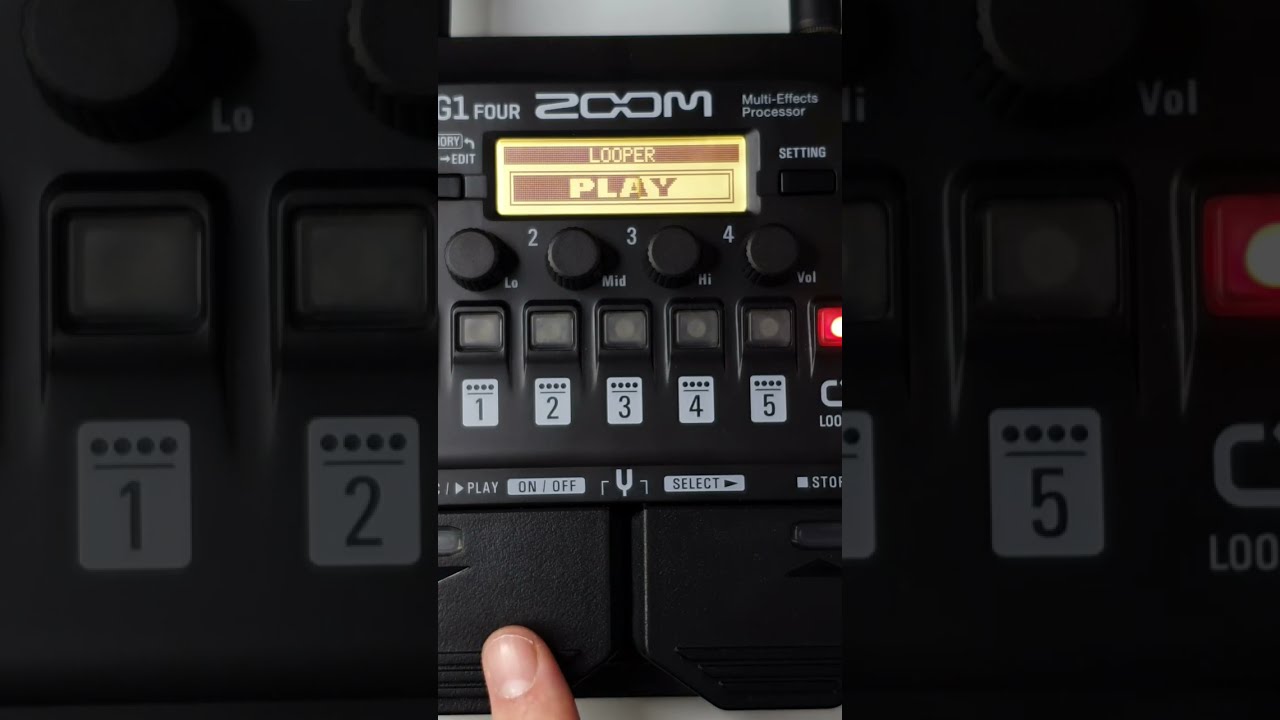 047 ZOOM G1 FOUR - How To Overdub On The Looper - YouTube