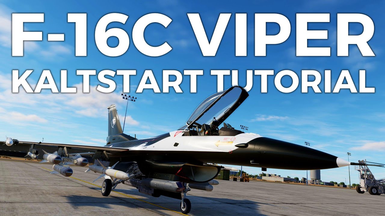 F-16C Viper Kaltstart Tutorial: schnell, voll funktionsfähig und kampfbereit | DCS World