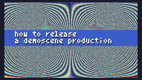 How to "properly" release a Demoscene production