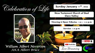 Funeral Service - William Albert Bruce Neverson Sunday January 11 2026