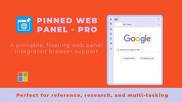 Pinned Web Browser Desktop – Demo & Pro Version – Floating Web Browser
