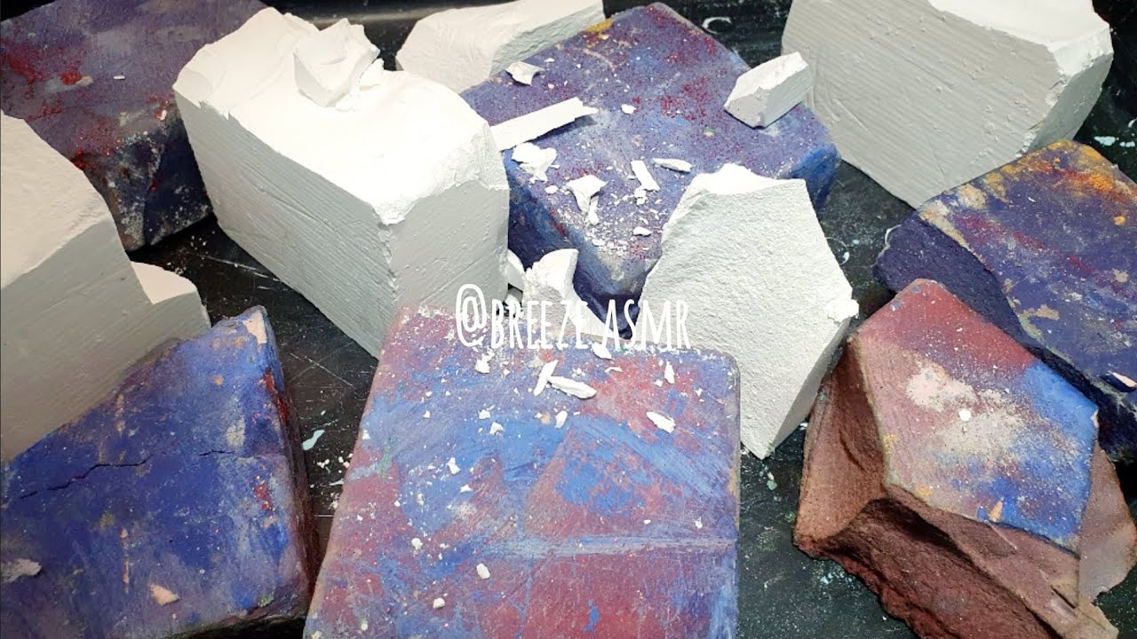 Fresh & Dyed gym chalk crush 🌌 blocks, crumble, powdery, oddly ...