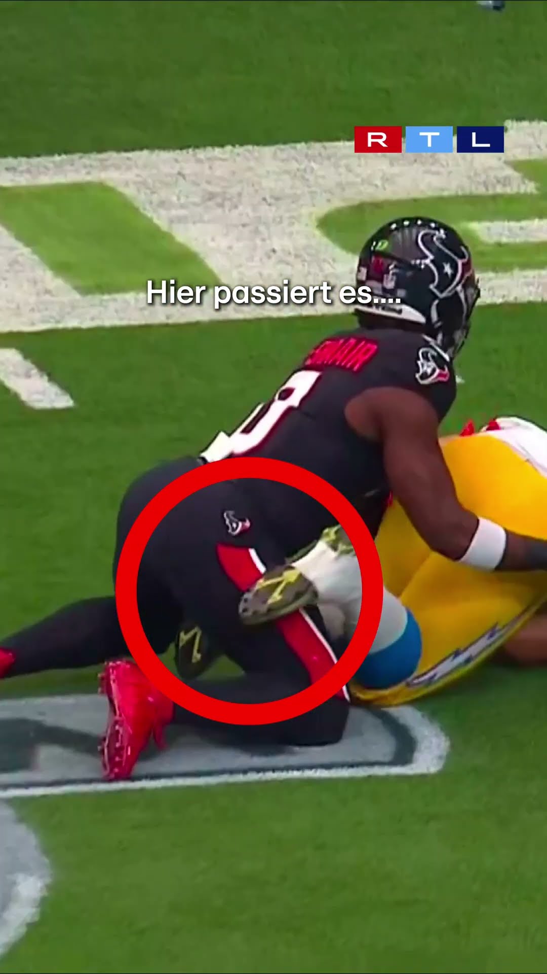 Uff der tat weh ??Alle Playoff-Spiele bei RTL \u0026 auf RTL+ #rtlnfl #uff #nfl #texans #chargers