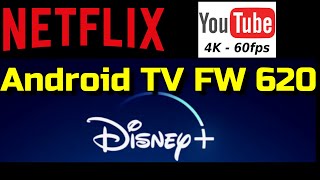 Actualización Android TV TCL RCA HITACHI FW 620 Rendimiento YOUTUBE 4K 60 FPS HDR NETFLIX Y DISNEY +