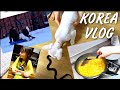 Радуемся снегу в Корее / Домашний влог / KOREA VLOG /