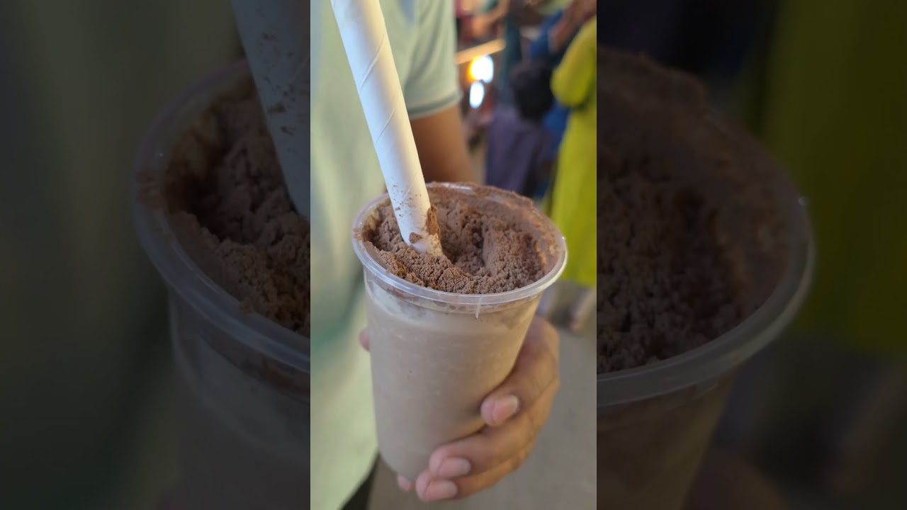 Ice crack 🧊 Chocolate overload 🍫Idhu ICE MILO 😏Reminds nostalgic school day moments 🥹
