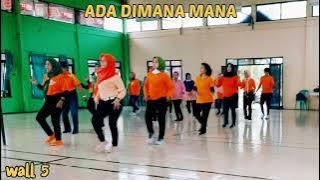 Demo & Tutorial //Ada Dimana Mana //Linedance //Choreo by Asbarebare & Rini Hukom (all INA)